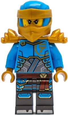 LEGO Nya - Dragons Rising, Head Wrap, Shoulder Armor minifigure njo0865