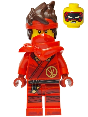 LEGO Kai - Dragons Rising, Hair, Shoulder Pads minifigure njo0882