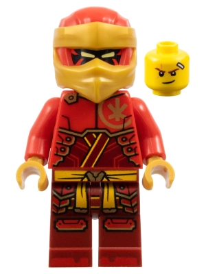LEGO Kai - Dragons Rising, Red and Pearl Gold Head Wrap minifigure njo0890