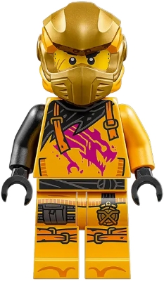 LEGO Arin - Shirt with Magenta Dragon, Head Wrap minifigure