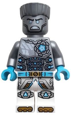 LEGO Zane - Dragons Rising, Flat Silver Torso minifigure njo0922