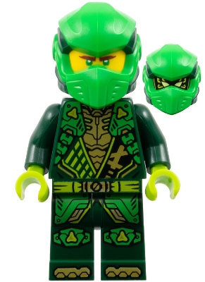 LEGO Lloyd - Dragons Rising, Tunic with Shoulder Armor, Head Wrap minifigure