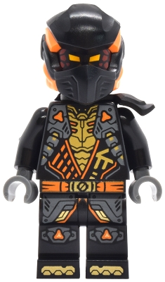 LEGO Cole - Dragons Rising, Tunic with Shoulder Armor, Head Wrap, Scabbard minifigure