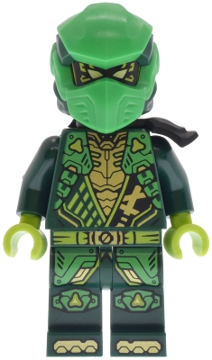 LEGO Lloyd - Dragons Rising, Tunic with Shoulder Armor, Head Wrap, Scabbard minifigure