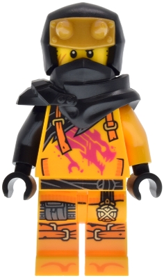 LEGO Arin - Shirt with Magenta Dragon, Hood with Horns minifigure