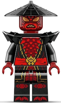 LEGO Drix - Black Shoulder Armor minifigure