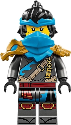 LEGO Nya - Dragons Rising, Tunic with Strap and Charm, Dragon Shoulder Armor minifigure