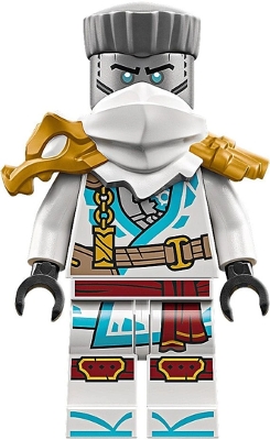 LEGO Zane - Dragons Rising, Tunic with Strap and Charm, Dragon Shoulder Armor minifigure