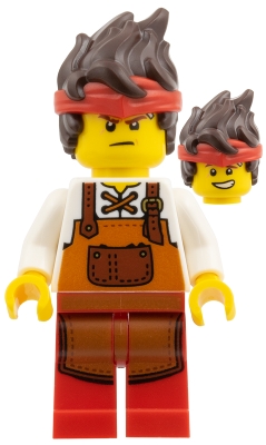 LEGO Kai - Blacksmith, Dark Orange Apron minifigure