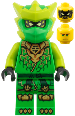 LEGO Lloyd - Dragons Rising, Tunic with Dragon Head, Helmet minifigure njo1072