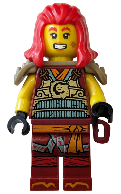 LEGO Wyldfyre - Gold Chest Armor, Shoulder Armor, Belt Scabbard minifigure njo1081