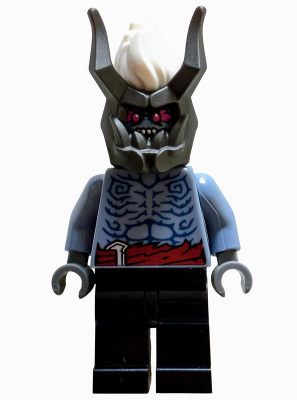 LEGO Oni Warrior - Sand Blue Torso, Black Legs minifigure njo1082