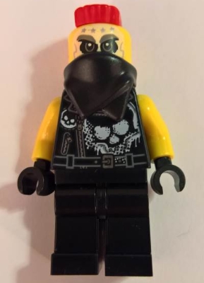 LEGO Chopper Maroon minifigure