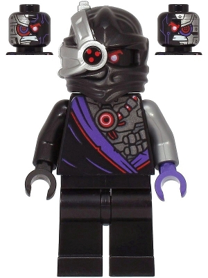 LEGO Nindroid Warrior, Dual Sided Head - Legacy minifigure
