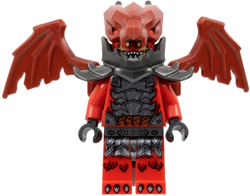 LEGO Dragonian Warrior - Dragon Backpack minifigure