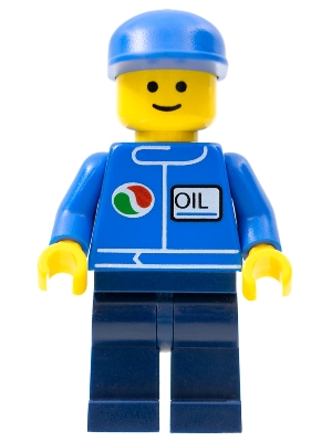 LEGO Octan - Blue Oil, Dark Blue Legs, Blue Cap minifigure