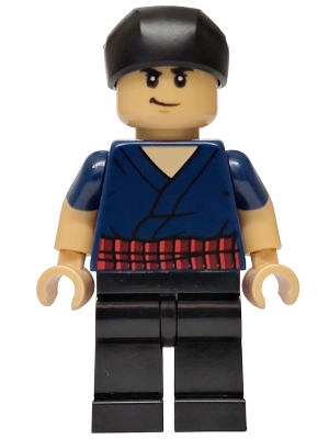 LEGO Roronoa Zoro - Dark Blue Shirt, Black Bandana minifigure