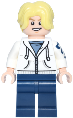 LEGO Sanji Vinsmoke - White Hoodie minifigure op034
