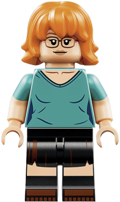 LEGO Nami - Dark Turquoise Shirt, Black Legs minifigure op048