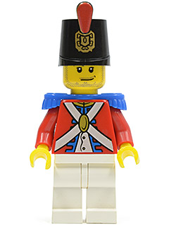 LEGO Imperial Soldier II - Shako Hat Printed, Smirk and Stubble Beard minifigure