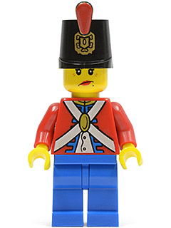 LEGO Imperial Soldier II - Shako Hat Printed, Blue Legs, Female minifigure