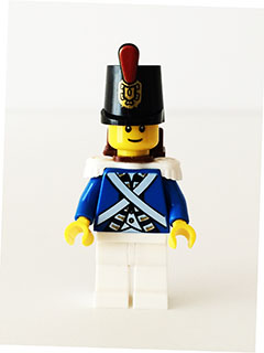 LEGO Bluecoat Soldier 1 - Smile minifigure