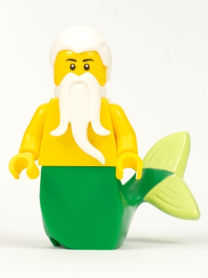 LEGO Merman - Green Tail minifigure