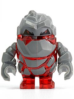 LEGO Rock Monster - Meltrox (Trans-Red) minifigure