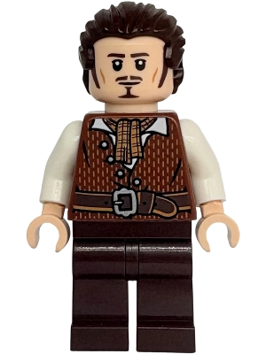 LEGO Will Turner - Reddish Brown Vest minifigure