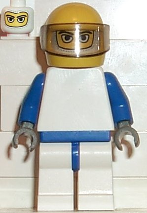 LEGO F1 Williams Team Racer - without Torso Sticker minifigure