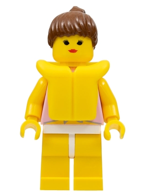 LEGO Res-Q - Female Lifeguard, Life Jacket minifigure