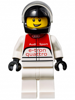 LEGO Audi R18 e-tron quattro Driver minifigure