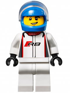 LEGO Audi R8 LMS ultra Driver minifigure