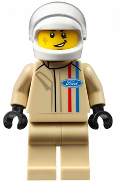 LEGO 1966 Ford GT40 Driver minifigure