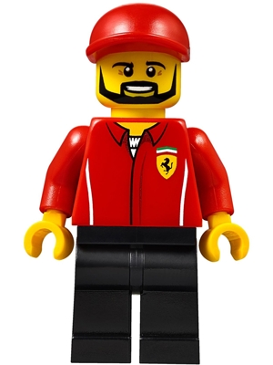 LEGO Ferrari Engineer - Male minifigure