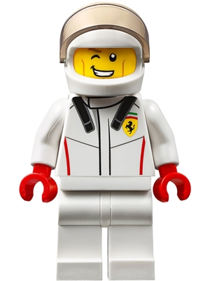 LEGO Ferrari FXX K Driver minifigure