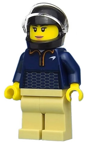 LEGO McLaren Elva Driver minifigure