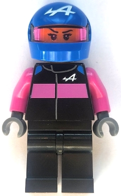 LEGO BWT Alpine F1 Team A524 Driver minifigure