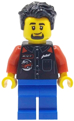 LEGO Dodge Challenger SRT Hellcat Driver minifigure