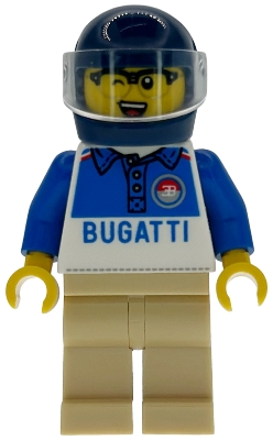 LEGO Bugatti Vision Gran Turismo Driver minifigure