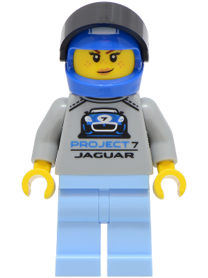 LEGO Jaguar F-TYPE Project 7 Driver minifigure sc151
