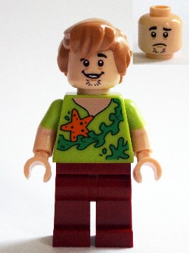 LEGO Shaggy Rogers - Seaweed and Starfish Shirt minifigure