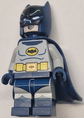 LEGO Batman - Classic TV Series, Goggles, Light Bluish Gray Torso, Flexible Rubber Cape minifigure