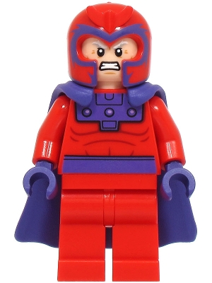 LEGO Magneto - Red Outfit, Flexible Rubber Cape minifigure