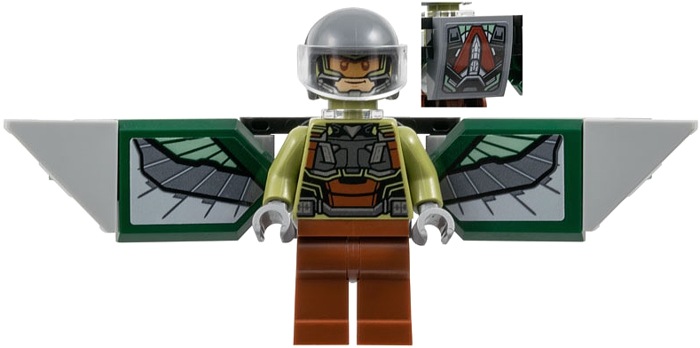 LEGO Falcon (Joaquín Torres) - Backpack and Wings with Stickers minifigure