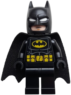 LEGO Batman - Black Suit, Yellow Belt with Medium Nougat Details, Cowl with White Eyes minifigure