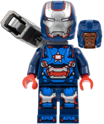 LEGO Iron Patriot MK1 - Stud Shooter minifigure