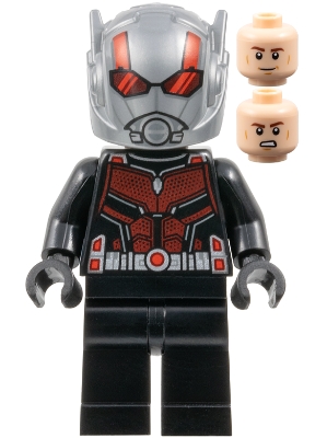 LEGO Ant-Man (Scott Lang) - Black Suit, Closed Helmet minifigure