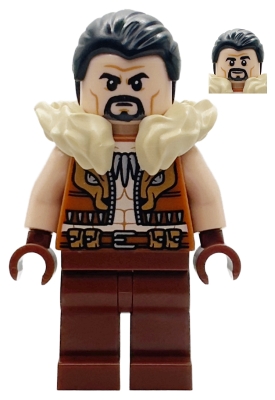 LEGO Kraven The Hunter - Reddish Brown Plain Legs minifigure