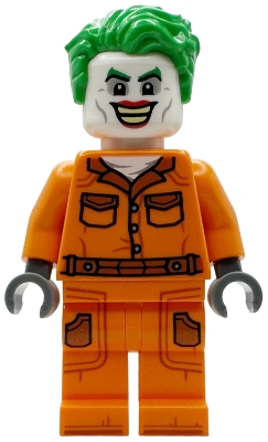 LEGO The Joker - Prison Jumpsuit, Side Pockets minifigure